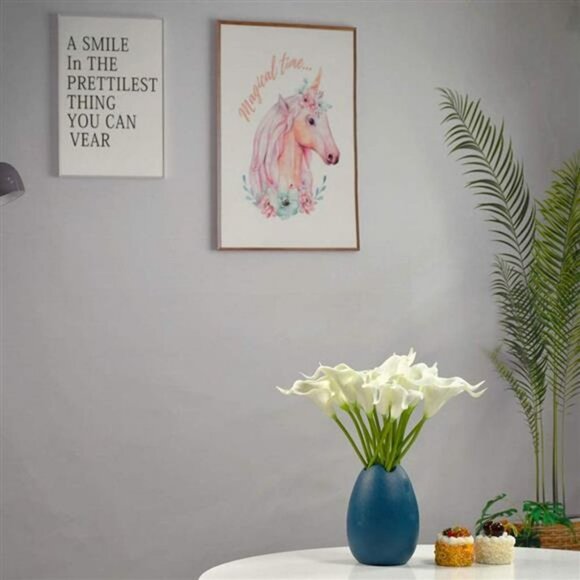 Artificial 20pcs White Calla Lily Flowers with Soft Latex Materials - Picture 5 of 7